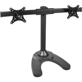 SIIG Dual Monitor Desk Stand, 13" to 27", 13" to 27" Screen Support, 44 lb Load Capacity, Flat Panel Display Type Supported