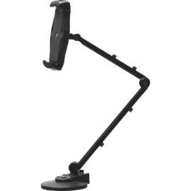 SIIG Full Motion Easy-Adjust Universal Tablet Mount - Black - 12" Screen Support - 2.20 lb Load Capacity - 1