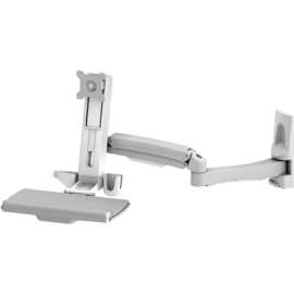 Amer Mounting Arm for Monitor, Keyboard, Mouse, TAA Compliant, 1 Display(s) Supported, 24" Screen Support, 23.15 lb Load Capacity