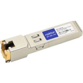 AddOn Cisco GLC-T-10G Compatible TAA Compliant 100/1000/10000Base-TX SFP+ Transceiver (Copper, 30m, RJ-45), 100% compatible and guaranteed to work