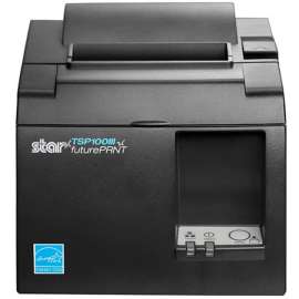 Star Micronics Thermal Printer TSP143IIILAN GY US, Ethernet, Locking Paper Chamber, Gray, Receipt Printer