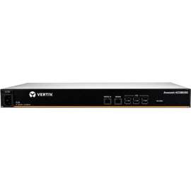 Vertiv Avocent 8-Port ACS8000 Console System with single AC Power Supply, 8 x RJ45 Serial Ports, Single AC Power Supply, Dual Gigabit Ethernet/SFP Fiber, 8 x Type A USB Ports, Environmental Sensor Port, Digital Inputs, IEC C14 to C13 power cord, 1U Rack-m