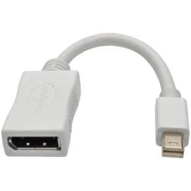 Tripp Lite 6in Mini DisplayPort to DisplayPort Adapter Converter 4K @ 60Hz 6", DisplayPort/Mini DisplayPort for Audio/Video Device, Projector, TV, Monitor, 7.87", 1 x Mini DisplayPort Male Digital Audio/Video, 1 x DisplayPort Female Digital Audio/Video
