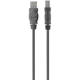 Belkin 2.0 USB-A to USB-B Cable, 2.95 ft USB Data Transfer Cable for Printer, Computer, First End: 1 x USB 2.0 Type A, Male, Second End: 1 x USB 2.0 Type B
