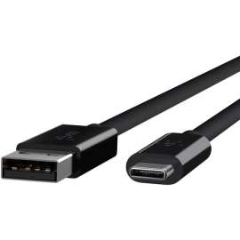 Belkin USB Data Transfer Cable, 3 ft USB Data Transfer Cable for Notebook, First End: 1 x USB 3.1 Type A, Male, Second End: 1 x USB 3.1 Type C