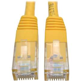 Tripp Lite Cat6 Cat5e Gigabit Molded Patch Cable RJ45 M/M 550MH Yellow 35ft 35', RJ-45 for Computer, Printer, Gaming Console, Blu-ray Player, Photocopier, Router, Modem, 128 MB/s, Patch Cable, 35 ft