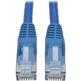 Tripp Lite Cat6 GbE Gigabit Ethernet Snagless Molded Patch Cable UTP Blue RJ45 M/M 8ft 8', Category 6 for Network Adapter, Network Device, Router, Server, Modem, Hub, Switch, 128 MB/s, Patch Cable, 7.87 ft
