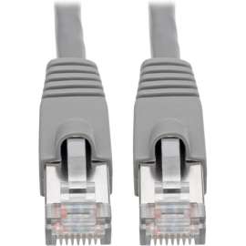 Tripp Lite Cat6a Snagless Shielded STP Network Patch Cable 10G Certified, PoE, Gray RJ45 M/M 10ft 10', Category 6a for Network Device, Switch, Modem, Router, Hub, Patch Panel, VoIP Device, Camera, 1.25 GB/s, Patch Cable, 1 ft