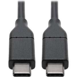 Tripp Lite USB C Hi-Speed Cable w/ 5A Rating 20V M/M USB 2.0 USB Type C USB-C USB Type-C 3ft 3' - USB for MacBook Pro, Smartphone, Tablet, PC, Wall Charger - 60 MB/s - 3 ft - 1 x Type C Male USB - 1 x Type C Male USB - Nickel Plated Connector - Gold