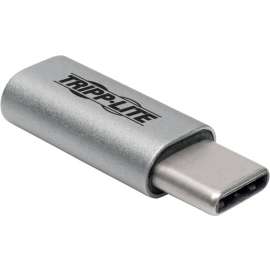 Tripp Lite USB C to USB Micro-B USB 2.0 Hi-Speed Adapter Compact USB Type C, USB-C, USB Type-C, 1 x Type C Male USB, 1 x Type B Female Micro USB, Nickel Connector, Gold Contact
