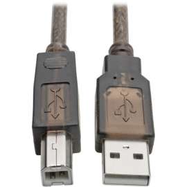 Tripp Lite USB-A to USB-B Active Repeater Printer Cable M/M 30ft 30', USB for Printer, Scanner, Hub, 60 MB/s, 30 ft, 1 x Type A Male USB