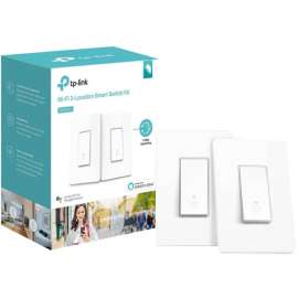 Tp Link TP-Link Kasa Smart HS210 KIT (2-pack), Kasa Smart 3 Way Switch, Needs Neutral Wire, 2.4GHz Wi-Fi Light Switch works with Alexa and Google Home, UL Certified, No Hub Required