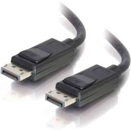 C2G 30ft 8K DisplayPort Cable with Latches, M/M, 30 ft DisplayPort A/V Cable for Audio/Video Device, Computer, Monitor, DisplayPort Male Digital Audio/Video, DisplayPort Male Digital Audio/Video