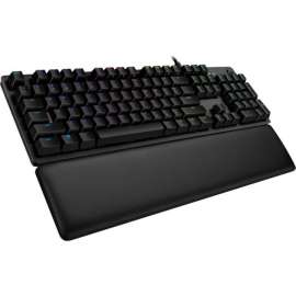 Logitech G513 Lightsync RGB Mechanical Gaming Keyboard - Cable Connectivity - USB 2.0 Type A Interface - English - Windows - Mechanical Keyswitch - Carbon