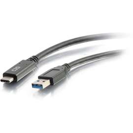 C2G 10ft USB C to USB A Cable, USB 3.2, 5Gbps -M/M, 10 ft USB Data Transfer Cable for Notebook, Smartphone, Tablet, First End: 1 x Type A Male USB