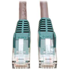 Tripp Lite 10ft Cat6 Gigabit Crossover Molded Patch Cable RJ45 M/M Gray 10', Male, 10ft