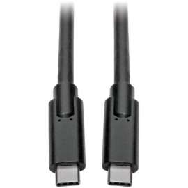 Tripp Lite USB C to USB Type C Cable 3.1 Gen 1, 5 Gbps 3A Rating M/M 10ft, USB for Smartphone, Hard Drive, Docking Station, Flash Drive, Tablet, MacBook, Wall Charger, Ultrabook, Chromebook, 640 MB/s, 10 ft, 1 x USB Type C Male Thunderbolt 3
