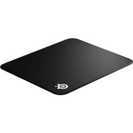 SteelSeries Cloth Gaming Mouse Pad, 0.08" x 12.60" x 10.63" Dimension, Black Monochrome, Rubber, Anti-slip, Anti-fray, Peel Resistant