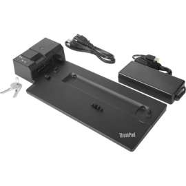 Lenovo - Open Source ThinkPad Ultra Docking Station - for Notebook - 135 W - USB Type C - 6 x USB Ports - Network (RJ-45) - HDMI - VGA - DisplayPort - Microphone - Wired