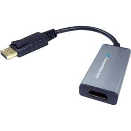 Comprehensive Cable Comprehensive DisplayPort Male to HDMI Female Dongle 18G 4K@60, 8" DisplayPort/HDMI A/V Cable for Chromebook, MacBook, PC, Notebook, Monitor, Projector, Audio/Video Device, HDTV, First End: 1 x DisplayPort Digital Audio/Video, Male, Se