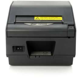 Star Micronics TSP800II Thermal Receipt and Label Printer, WLAN, Ethernet, AirPrint - Cutter, External Power Supply Included, Gray