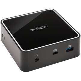 Kensington SD2400T Thunderbolt 3 Dual 4K Nano Dock with Power Delivery, for Notebook/Desktop PC, 85 W, Thunderbolt 3, 4 x USB Ports
