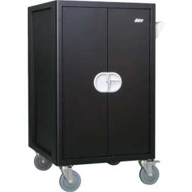 Aver Information AVer AVerCharge E36c+ 36 Device Economy Charging Cart, 4 Casters, 5" Caster Size, Solid Steel, 27.1" Width x 25.2" Depth x 42.8" Height