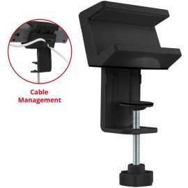 Siig Powerstrip Clamp Holder with Adjustable Bracket, Black, C-Clamp Mount