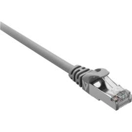 V7 Grey Cat7 Shielded & Foiled (SFTP) Cable RJ45 Male to RJ45 Male 2m 6.6ft, 6.56 ft Category 7 Network Cable for Network Device, First End: 1 x RJ-45 Network, Male, Second End: 1 x RJ-45 Network