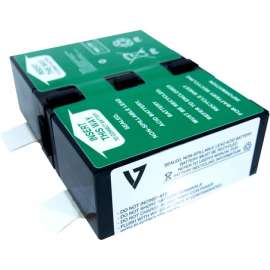 V7 RBC124, UPS Replacement Battery, APCRBC124, 9000 mAh, 12 V DC, Lead Acid, Maintenance-free/Sealed/Leak Proof
