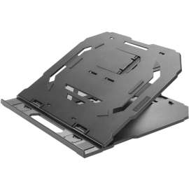 Lenovo 2-in-1 Laptop Stand - Up to 15" Screen Support - 11.02 lb Load Capacity - 0.6" Height x 10.1" Depth - Tabletop, Desktop, Portable - Metal