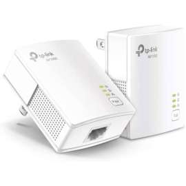 Tp Link TP-Link TL-PA7017 KIT, AV1000 Gigabit Powerline Ethernet Adapter Starter Kit, Gigabit Port, Plug&Play, Ethernet Over Power