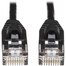 Tripp Lite Cat6a 10G Snagless Molded Slim UTP Network Patch Cable (M/M), Black, 25 ft., 25 ft Category 6a Network Cable for Computer, Server, Router, Printer, Switch, Network Device, Hub, Modem, Patch Panel, Photocopier, First End: 1 x RJ-45 Network, Male