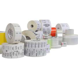Zebra Technologies Zebra PolyPro 3000T Multipurpose Label, 2" Width x 1 1/4" Length, Removable Adhesive, Rectangle, Thermal Transfer