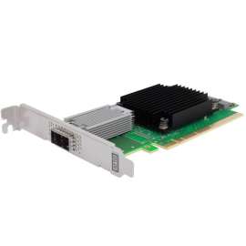 Atto Technology ATTO 100Gigabit Ethernet Card, PCI Express 3.0 x16, 1 Port(s), Optical Fiber, 100GBase-X, 50GBase-X, 40GBase-X, 25GBase-X, 10GBase-X