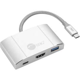 SIIG USB 3.1 Type-C Hub with HDMI & PD Charging Adapter, 4K Ready, for Notebook, 85 W, USB Type C