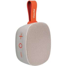 VisionTek Sound Cube Portable Bluetooth Speaker System, Gray, TrueWireless Stereo, Near Field Communication, Battery Rechargeable
