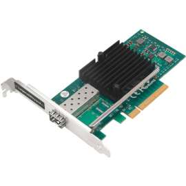 SIIG Single Port 10G SFP+ Ethernet Network PCI Express, PCI Express 2.0 x8, Optical Fiber, 10GBase-X, Plug-in Card