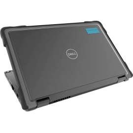 Gumdrop SlimTech For Dell Latitude 13 5310 2-in-1, For Dell Notebook, Textured Grip, Black, Transparent, Frosted