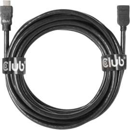 Club 3D High Speed HDMI Extension Cable 4K60Hz M/F 5m/16.4ft 26 AWG, 16.40 ft HDMI A/V Cable for Audio/Video Device, PC, TV, First End: 1 x HDMI 2.0 Type A Digital Audio/Video, Male, Second End: 1 x HDMI 2.0 Type A Digital Audio/Video