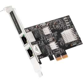 SIIG Dual 2.5G 4-Speed Multi Gigabit Ethernet PCIe Card, 10M/100M/1Gbps/2.5Gbps Ethernet Data Rates