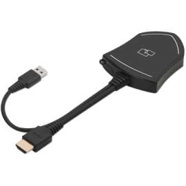 SIIG Wireless Media Presentation Transmitter, HDMI Dongle, 4K, Up to 16 Devices with Dual Screen