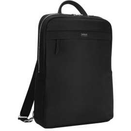 Targus Newport TBB598GL Carrying Case (Backpack) for 15" to 16" Notebook, Black, Water Resistant, Twill Nylon, Leatherette Body, Shoulder Strap, Handle