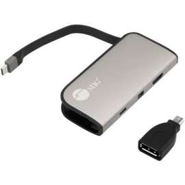 SIIG USB-C to mDP & HDMI VXP Video Adapter with 100W PD 3.0, 4K@60Hz Ultra HD, Multi Port Hub, Plug-n-Play