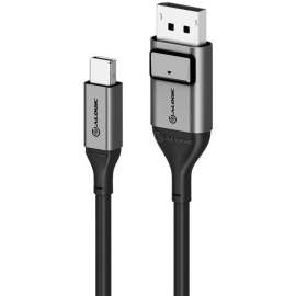 Alogic Ultra 8K Mini DisplayPort to DisplayPort Cable - V1.4 - 6.56 ft DisplayPort/Mini DisplayPort A/V Cable for Audio/Video Device, Notebook, Computer, Monitor - First End: 1 x DisplayPort 1.4 Digital Audio/Video - Male - Second End: 1 x Mini Disp