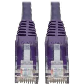 Tripp Lite 20ft Cat6 Gigabit Snagless Molded Patch Cable RJ45 M/M Purple 20' - 20ft - 1 x RJ-45 Male - 1 x RJ-45 Male - Purple