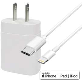 4XEM iPhone 3 ft Charger Combo Kit (White), White