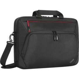 Lenovo Essential Plus Carrying Case Rugged (Briefcase) for 15.6" Notebook, Black, Weather Resistant, Wear Resistant, Ballistic Nylon Body, ThinkPad Signature Logo