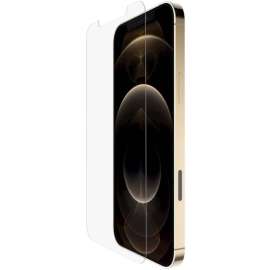 Belkin Mobile Belkin ScreenForce UltraGlass Anti-Microbial Screen Protector for iPhone 12 Pro Max - For LCD iPhone 12 Pro Max - Fingerprint Resistant, Scratch Resistant, Damage Resistant, Drop Resistant, Impact Resistant, Smudge Resistant, Dirt Resi