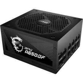 MSI 650W Power Supply - Internal - 120 V AC, 230 V AC Input - 3.3 V DC @ 20 A, 5 V DC @ 20 A, 12 V DC @ 25 A, 12 V DC @ 30 A, 12 V DC @ 300 mA, 5 V DC @ 2.5 A Output - 650 W - 4 +12V Rails - 1 Fan(s) - 90% Efficiency